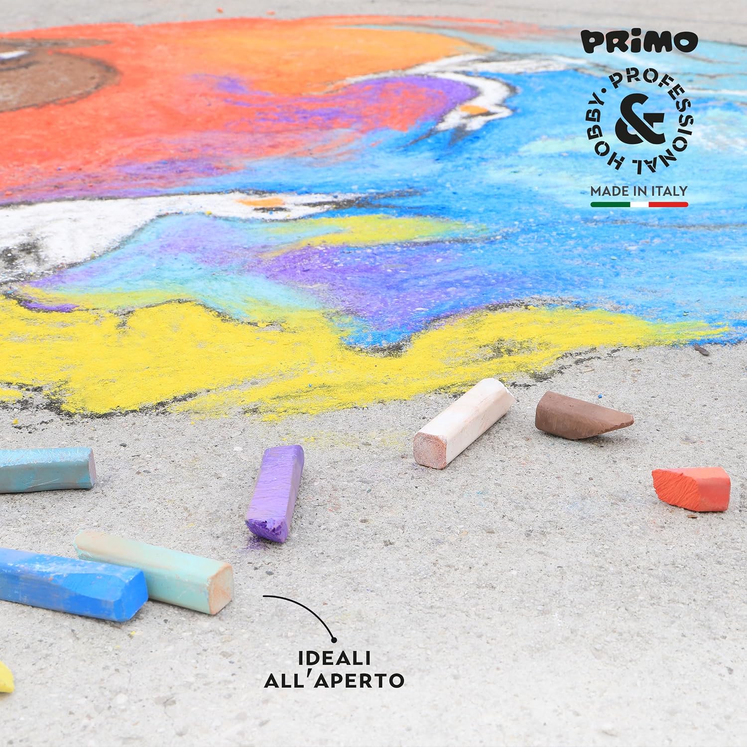 PRIMO Hobby & Professional - Tizas de Colores para Papel y Superficies ...