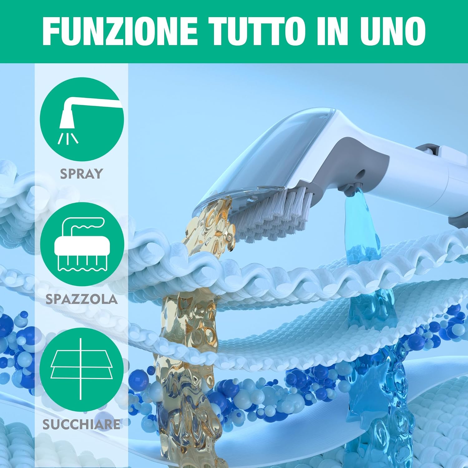 Haushof StainZapper Pro - Lavatappeti Portatile 450W - immagine 3