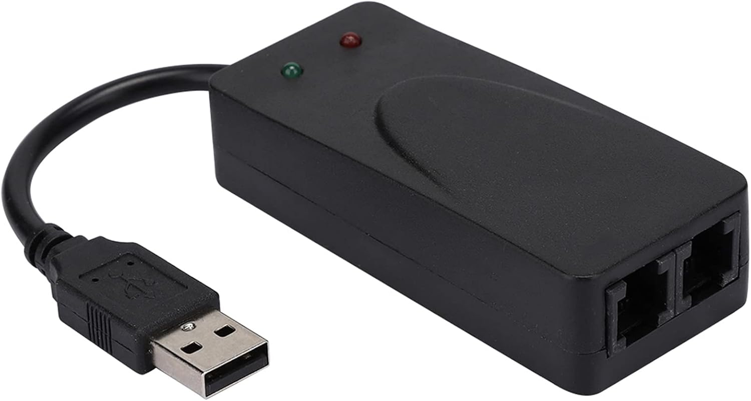 Modem USB 2.0 56K Fax Esterno Plug And Play - immagine 2