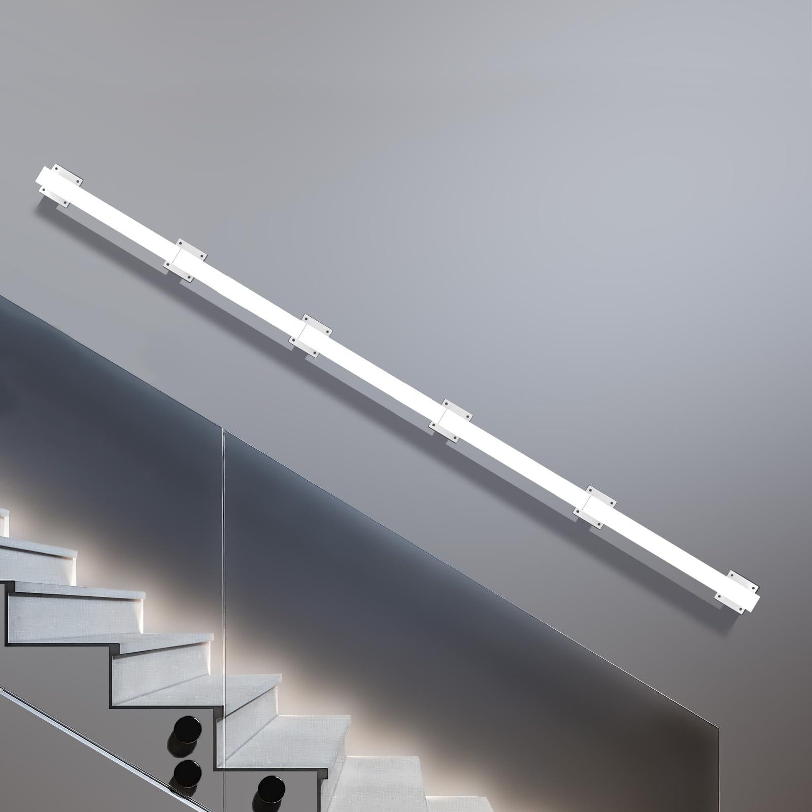 Corrimano per Scale Interne/Esterne in Acciaio Inox 460cm