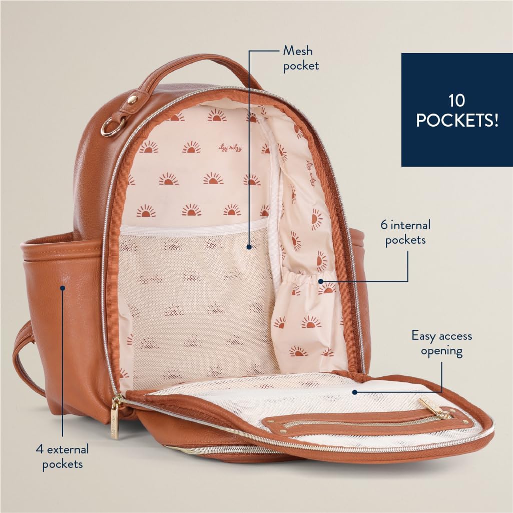 Itzy Ritzy Mini Diaper Bag, Pink - immagine 3