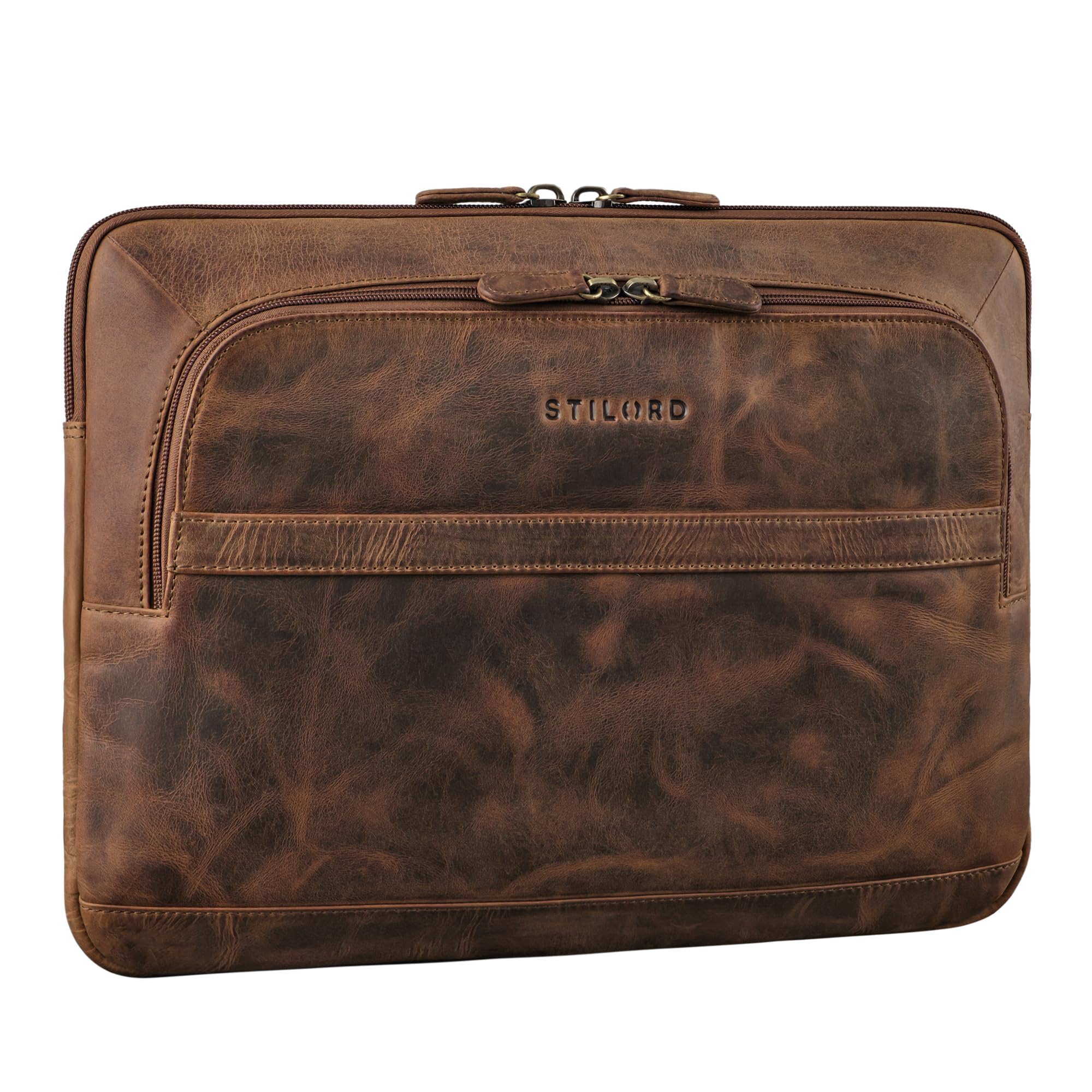 STILORD 'Haven' - Custodia Portatile 14" in Pelle Vintage