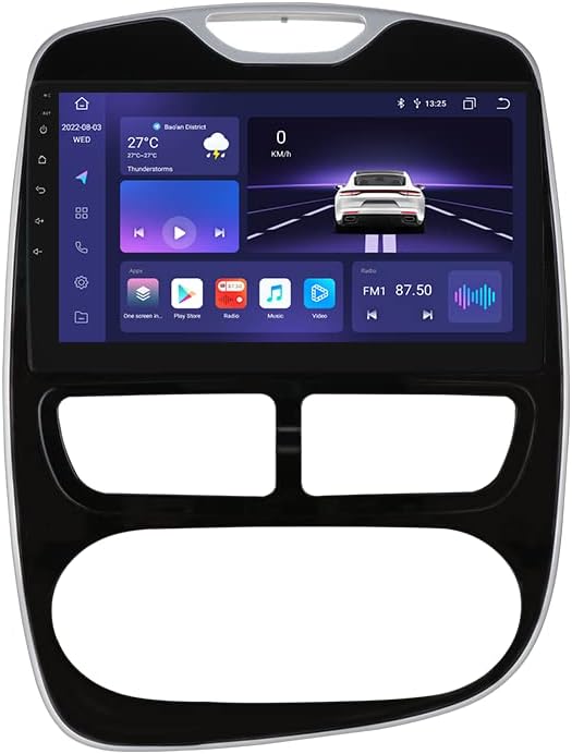 Autoradio Android 13 per Renault Clio 2012-2016 - immagine 1