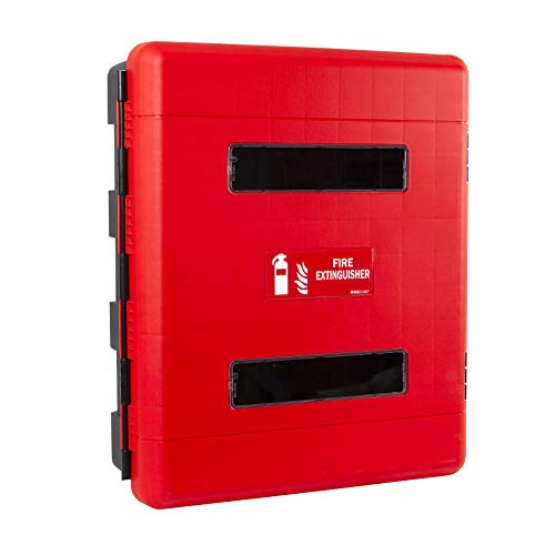 Firechief Fcdc doppio Extinguisher cabinet, Seal fermo, rosso