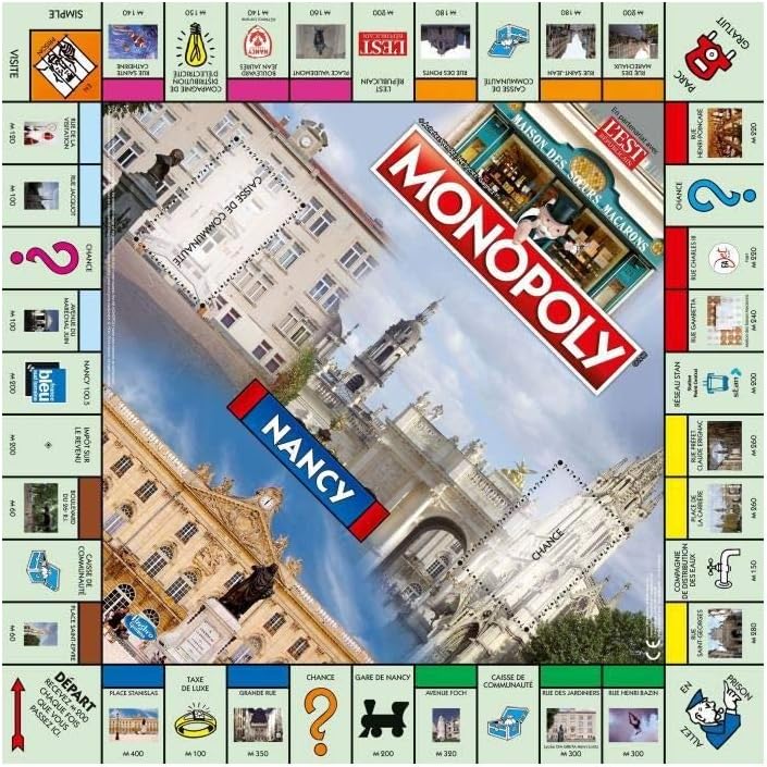 Winning Moves - Monopoly NANCY - Gioco da Tavolo - immagine 2