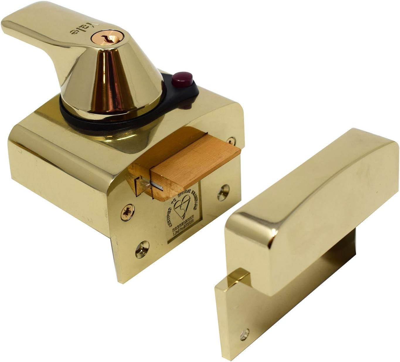 Yale P-BS2-BLX-PB-40 - Serratura di Sicurezza BS2 40mm - immagine 1