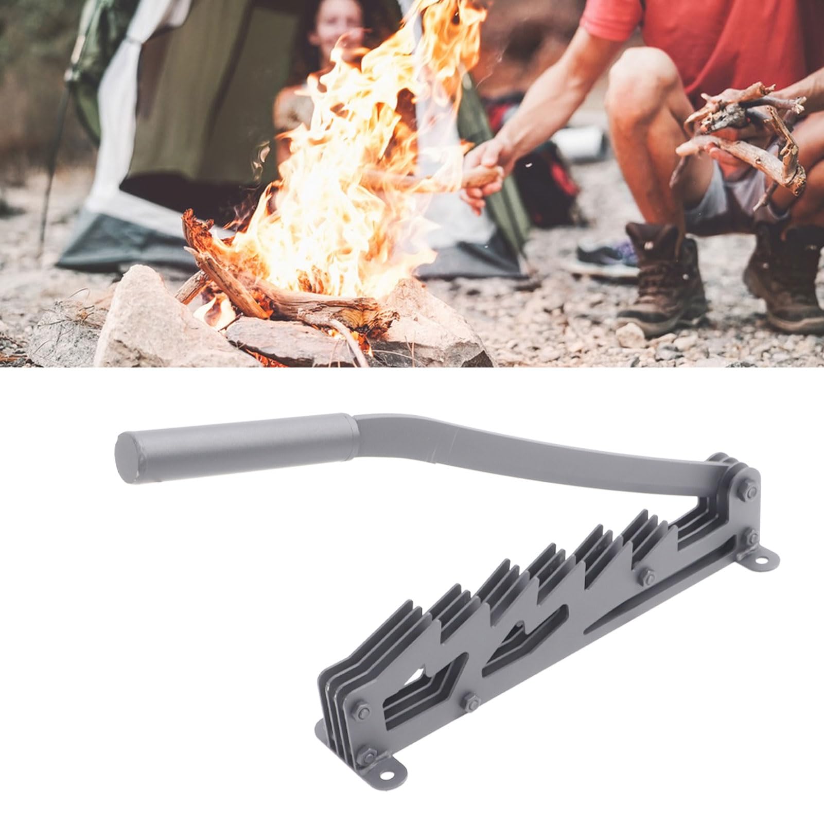 Cocoarm Spaccalegna Manuale Montato a Parete, Argento