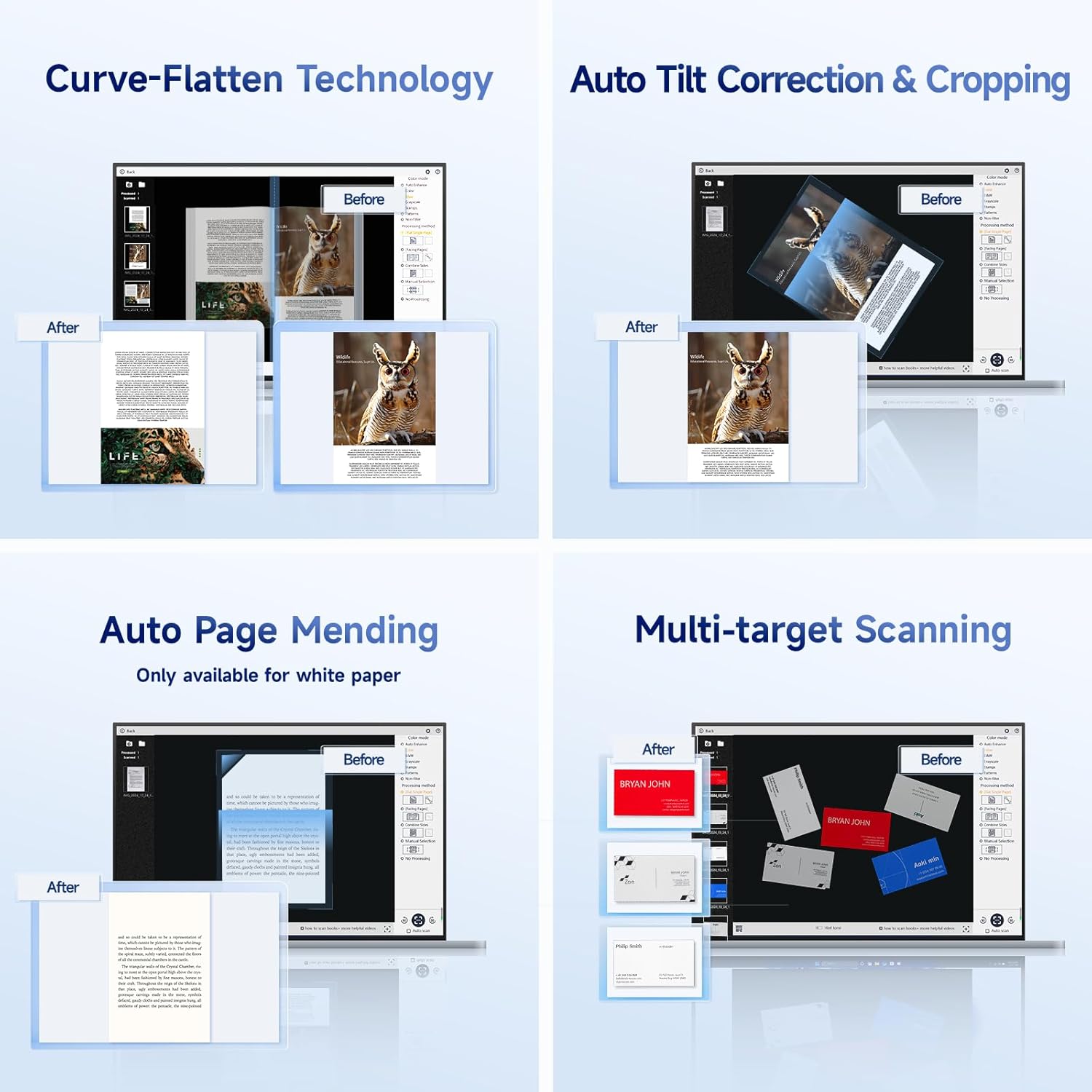 Czur Aura Pro - Scanner Portatile Libri e Documenti A3 - immagine 6