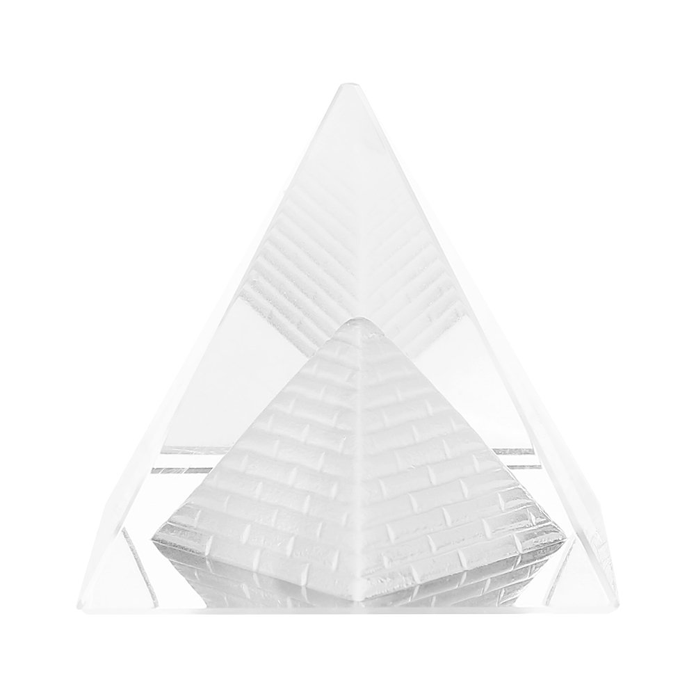 Piramide di Cristallo, Piramidi Statuina Modello, Piramidi di Figurina, Piramidi Statuina Modello Argento,Feng Shui Crafts Piramidi Regalo, Decorazioni per la Casa, per Decorazione/Regalo/Collezione