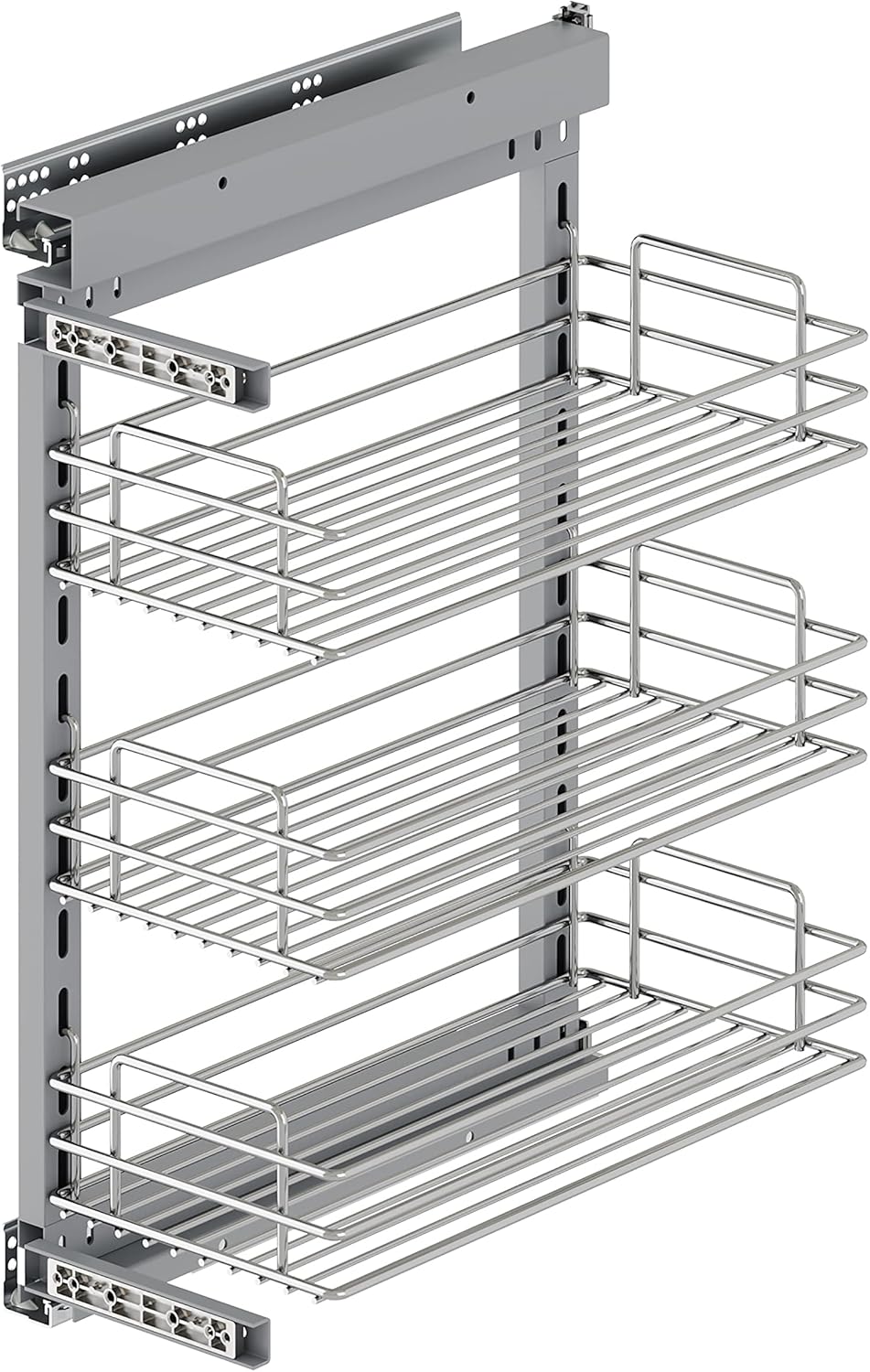 Emuca Carrello Estraibile con Chiusura Morbida 300mm