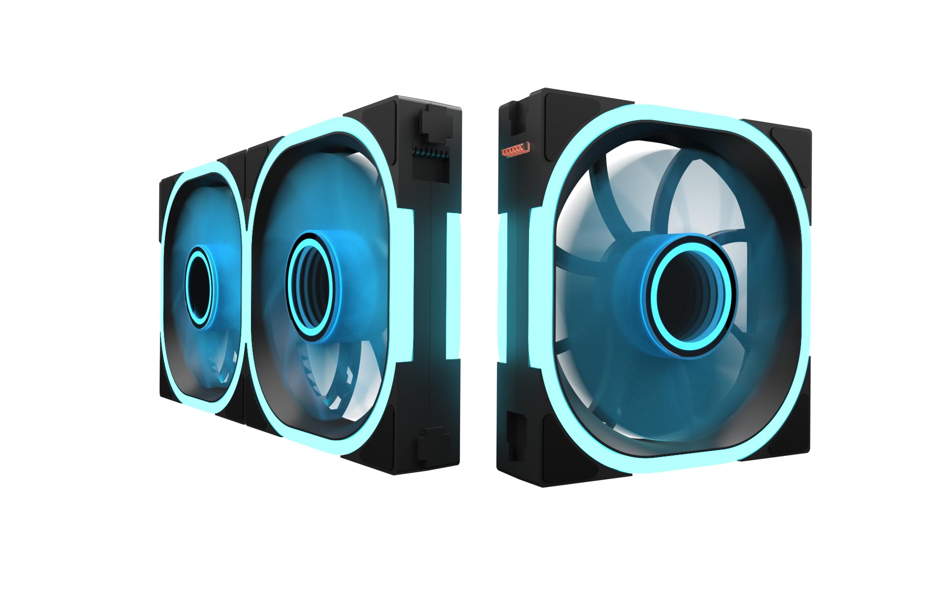 M.RED SparkX - Confezione da 3 ventole, 120 mm