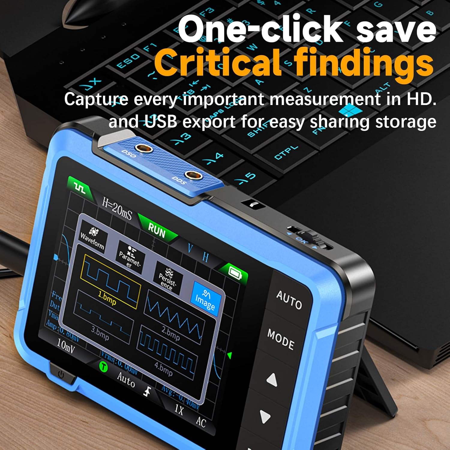 DEWIN Oscilloscopio Portatile DSO510 10 MHz - immagine 2