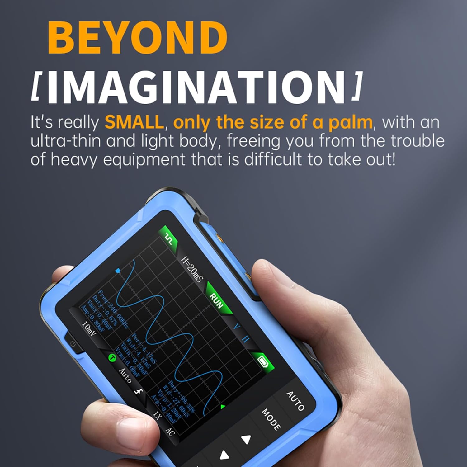 DEWIN Oscilloscopio Portatile DSO510 10 MHz - immagine 7