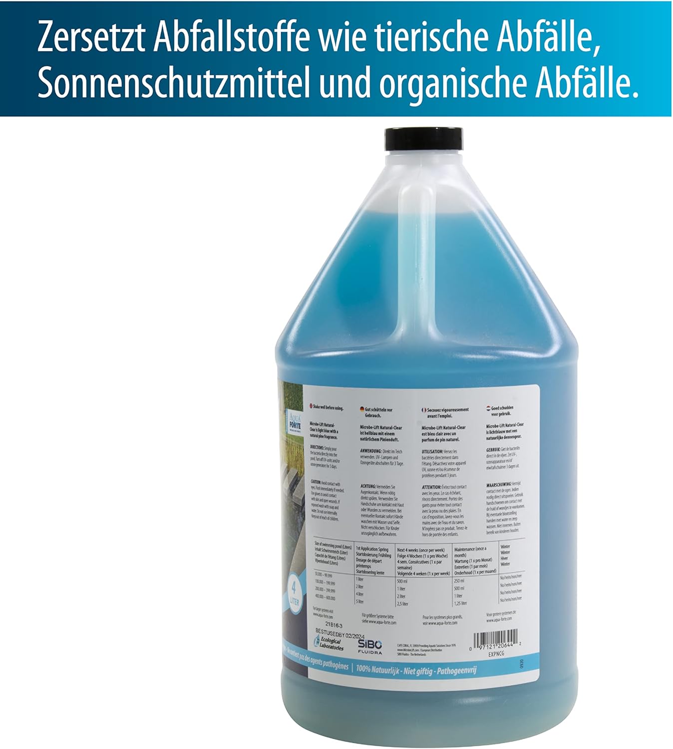 MICROBE-LIFT Natural Clear 4 L - immagine 3