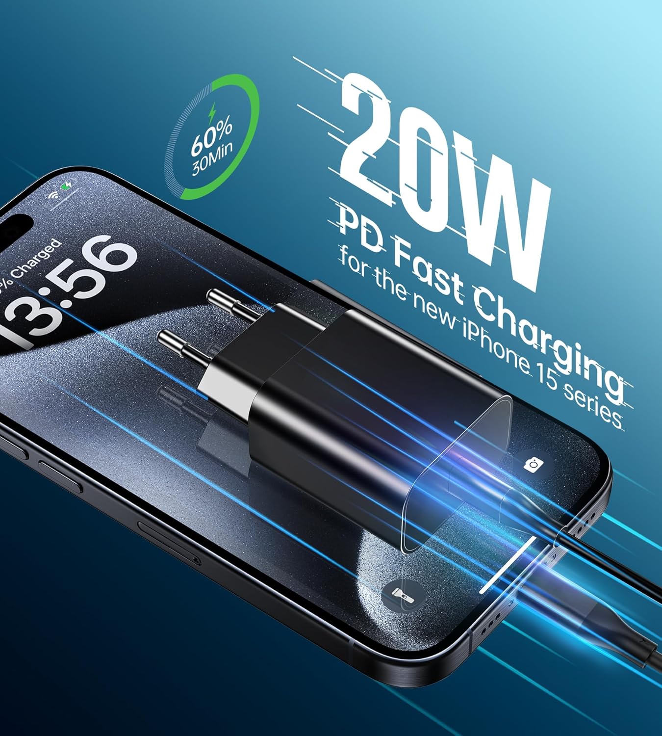 Seadmit Caricatore USB-C 20W 2 Pack - immagine 2