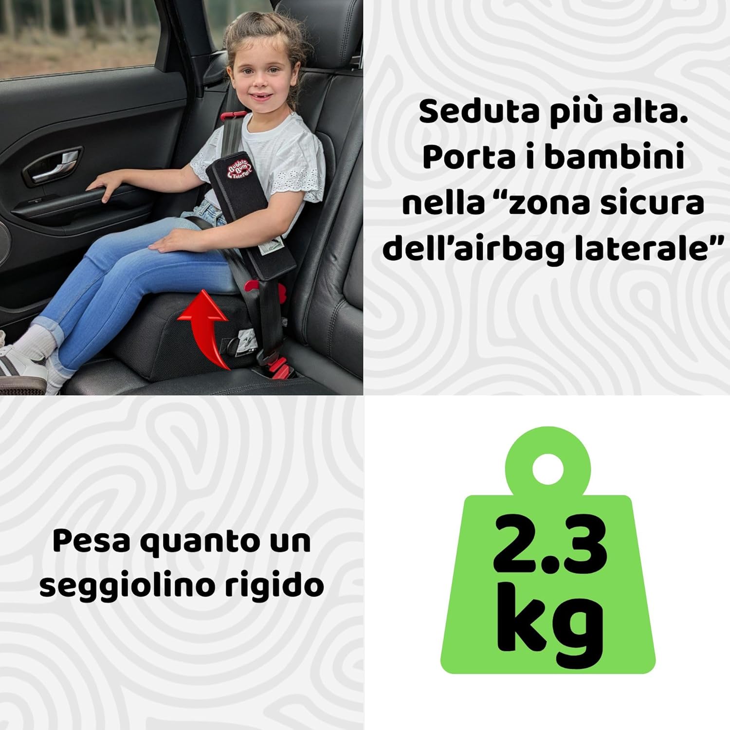 Bubblebum Teleport - Rialzo Auto Telescopico Portatile - immagine 5