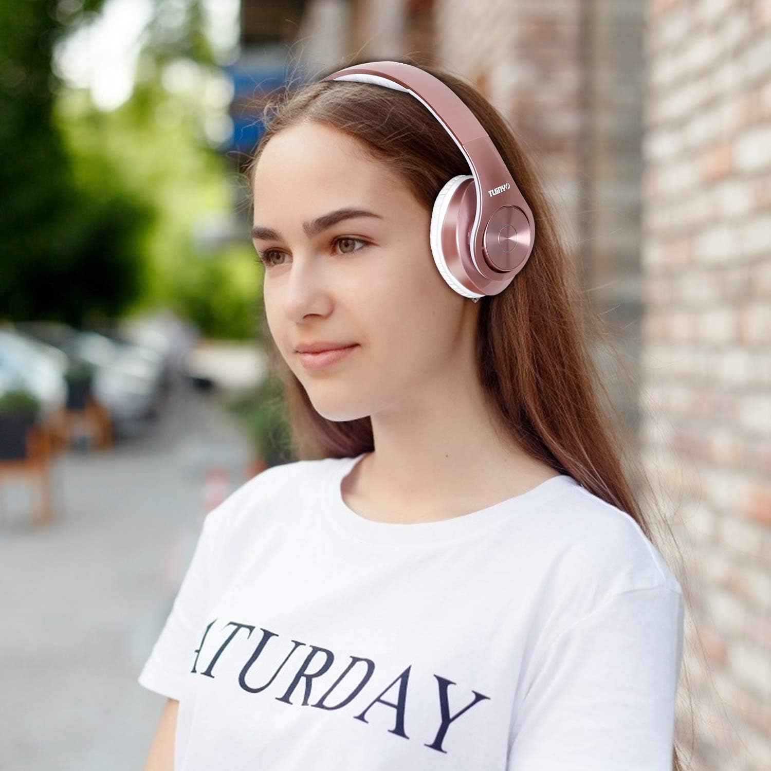 Tuinyo Cuffie Bluetooth Wireless Over Ear 35 Ore - immagine 3