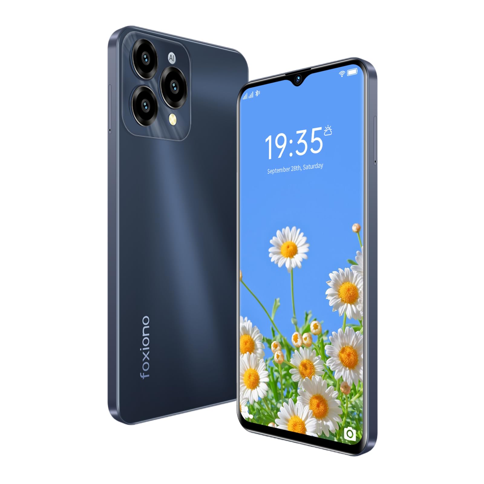 Smartphone Android 11.0 Sbloccato 4G LTE 6.52" 64GB, Black