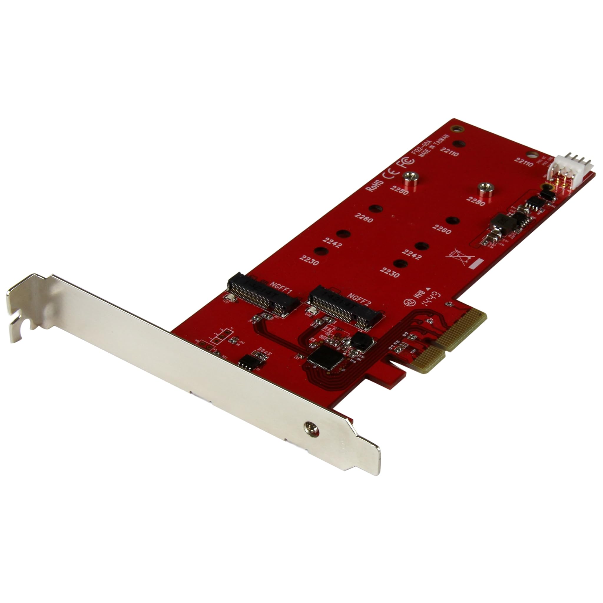 Startech.com Scheda Controller PCI Express 2x M.2