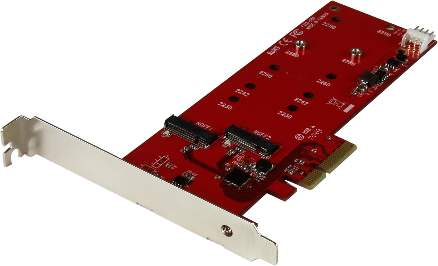 Startech.com Scheda Controller PCI Express 2x M.2 - immagine 1