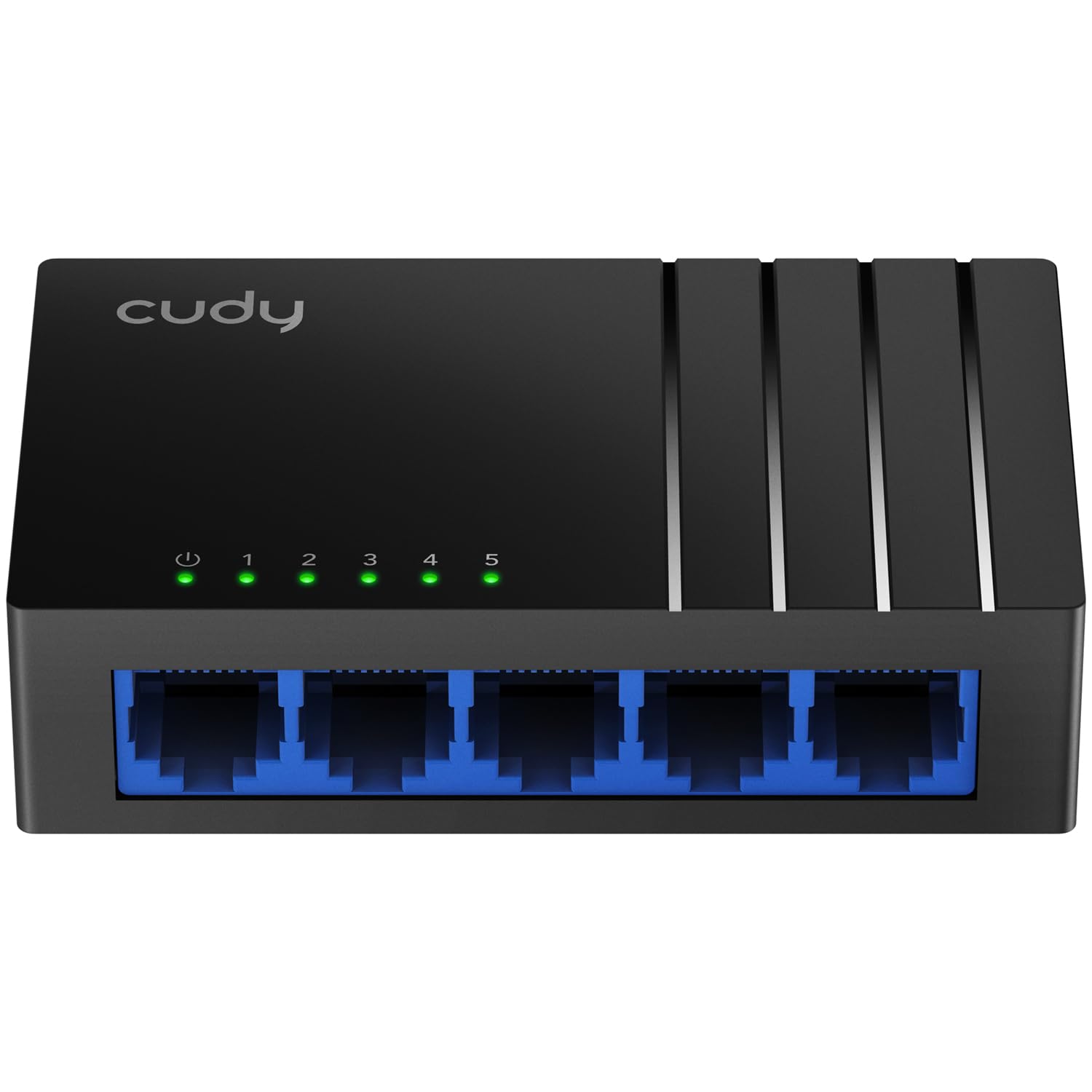 Cudy GS105D Switch di Rete Ethernet Gigabit a 5 Porte, Splitter Ethernet - Desktop, Senza Ventola, Ottimizzazione del Traffico Plug and Play