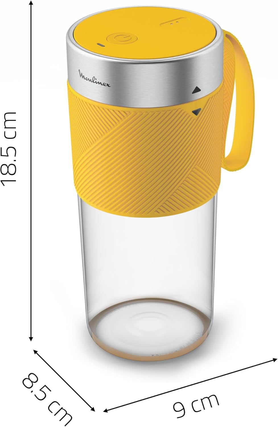 Moulinex Lightmix - Frullatore Portatile 300 ml, Nest Yellow - immagine 7