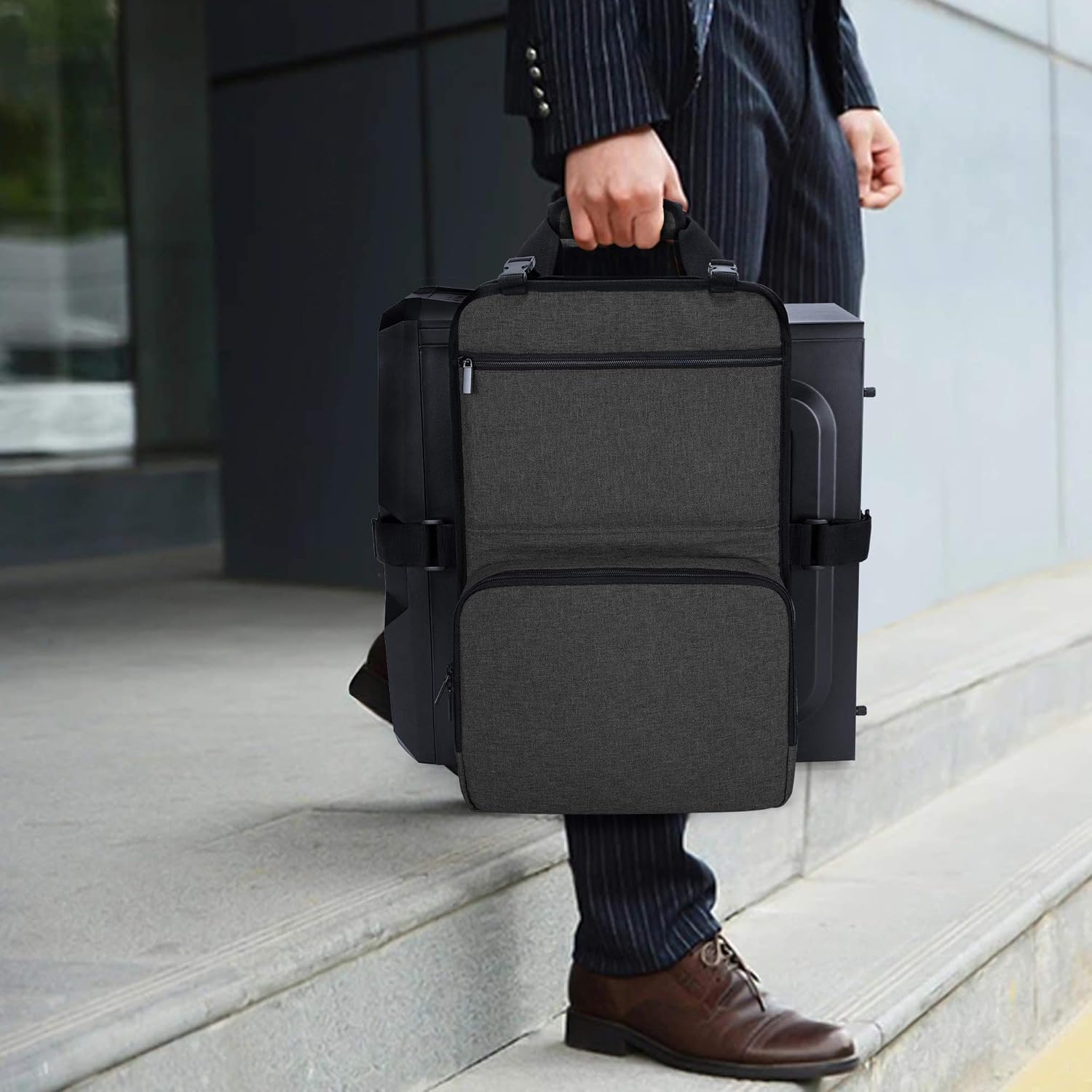 Trunab Custodia per Computer Desktop, Nero - immagine 6