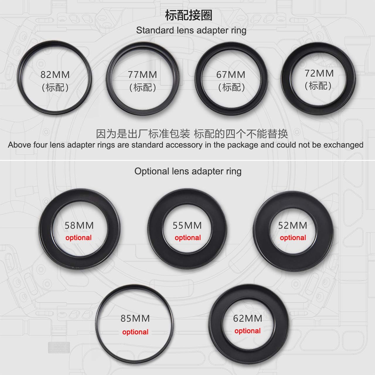 Tilta MB-T15 Tiltaing 4*5.65 Mini Matte Box - immagine 3