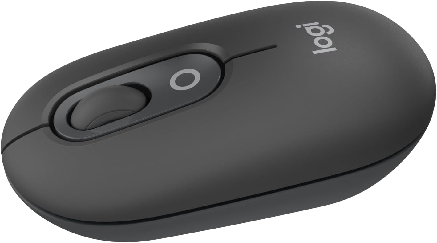 Logitech POP Mouse - Wireless Bluetooth Compatto, Graphite - immagine 1