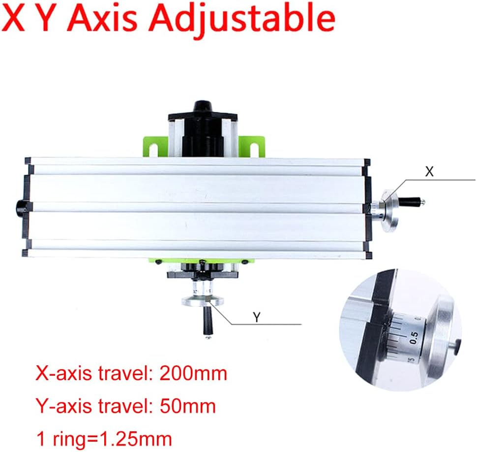 Mini Precision Multi-function Milling Machine Work Table - immagine 8