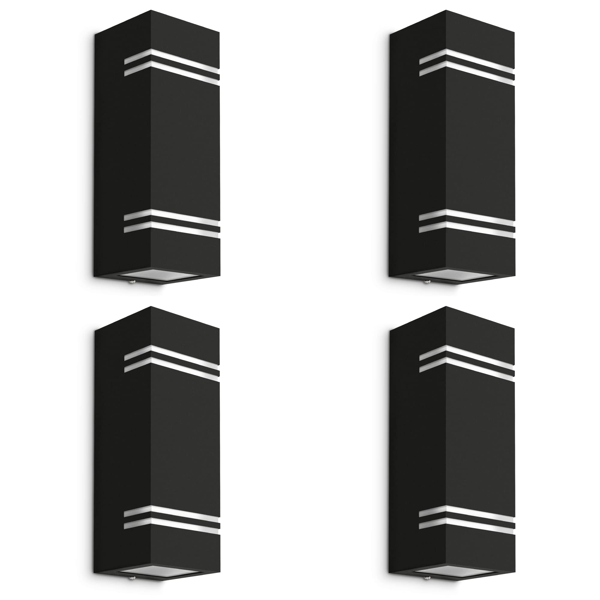 Ssc-luxon JOVO-L - 4 Lampade da Parete per Esterni