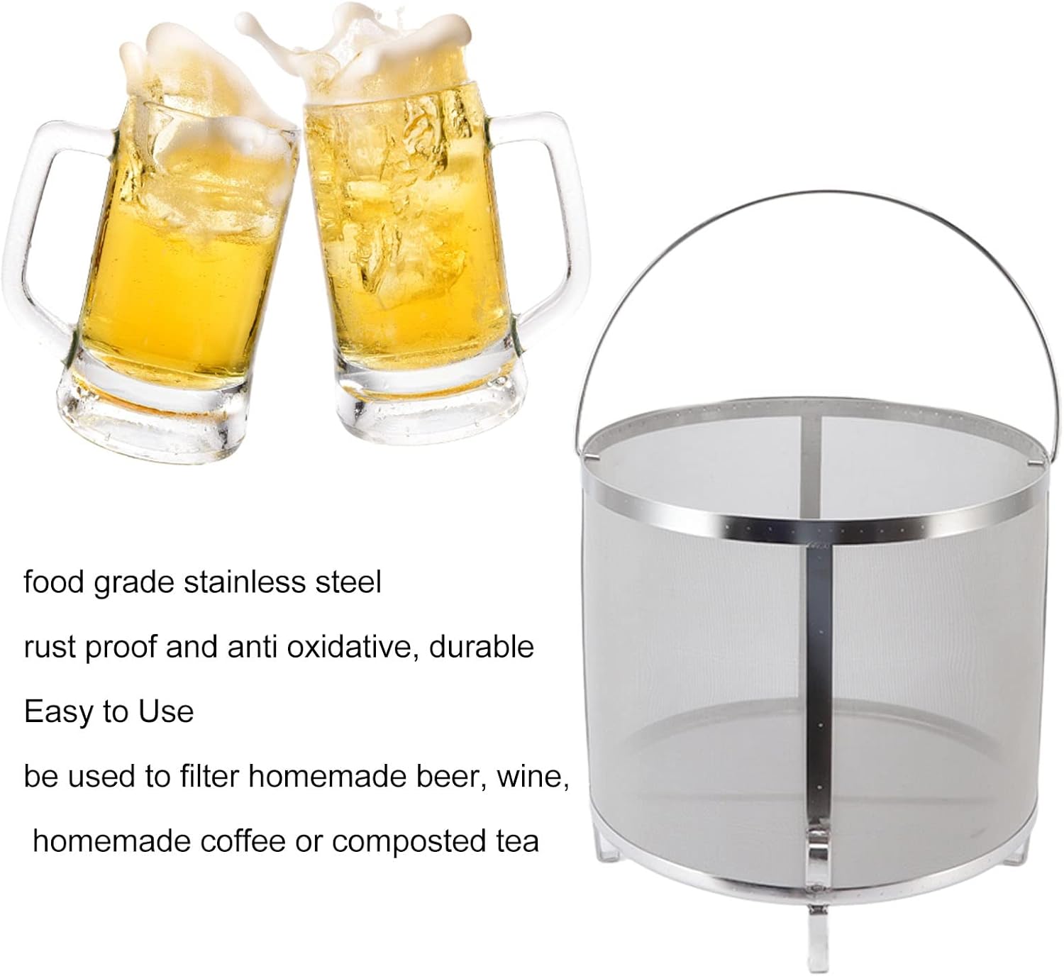 Filtro per Luppolo da Birra in Acciaio Inossidabile - immagine 4