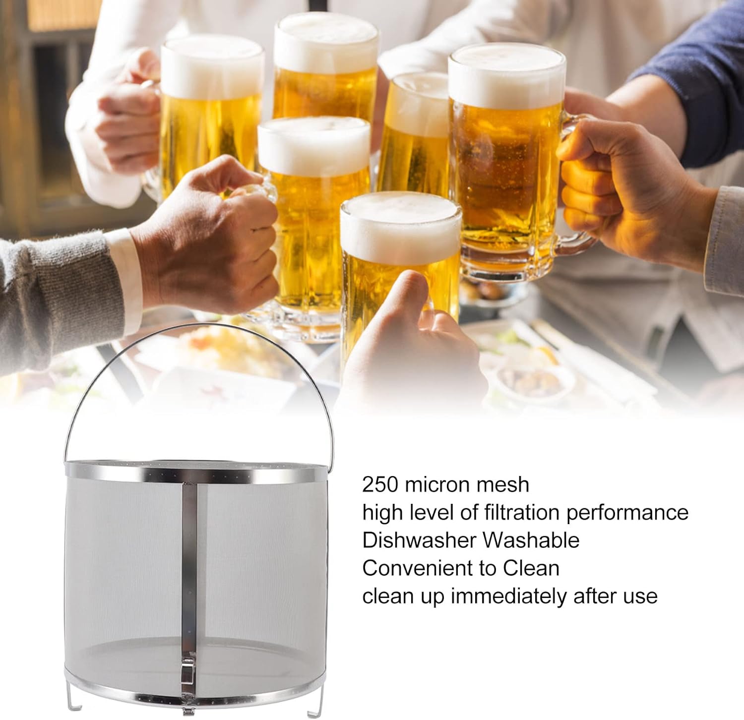 Filtro per Luppolo da Birra in Acciaio Inossidabile - immagine 5