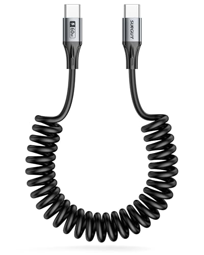 Sunguy Cavo USB Type-C Spirale 60W [0.3M-0.8M]