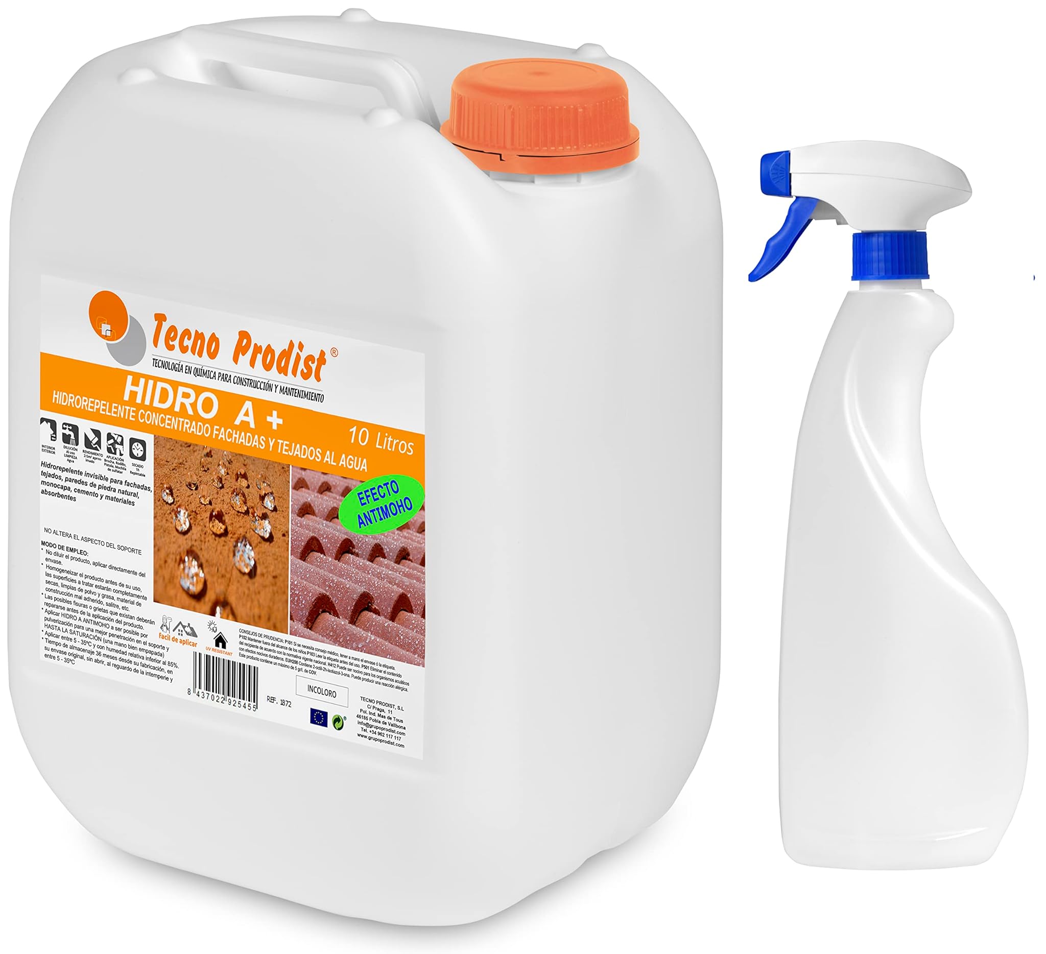 Tecno Prodist HIDRO A+ (10L) Impermeabilizzante Trasparente