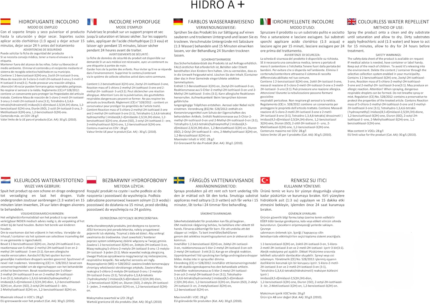 Tecno Prodist HIDRO A+ (10L) Impermeabilizzante Trasparente - immagine 7
