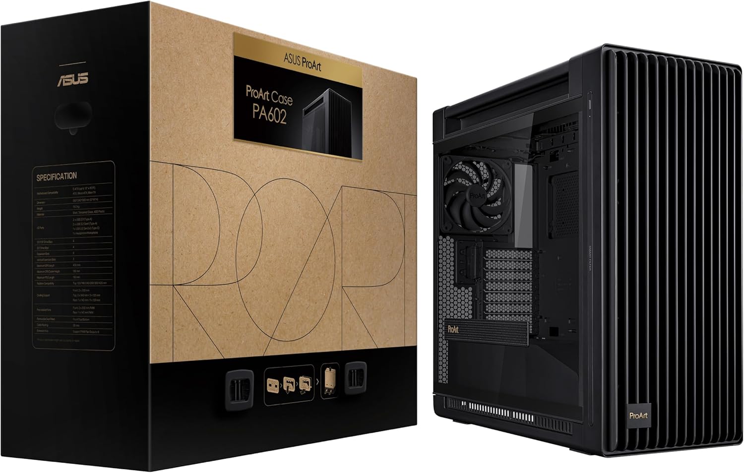 Asus PROART PA602 TG PWM BLACK Case Gaming E-ATX - immagine 18