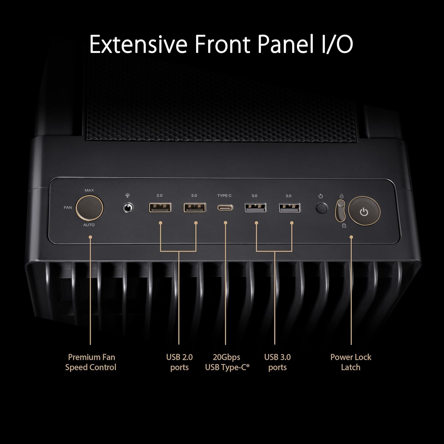 Asus PROART PA602 TG PWM BLACK Case Gaming E-ATX - immagine 6