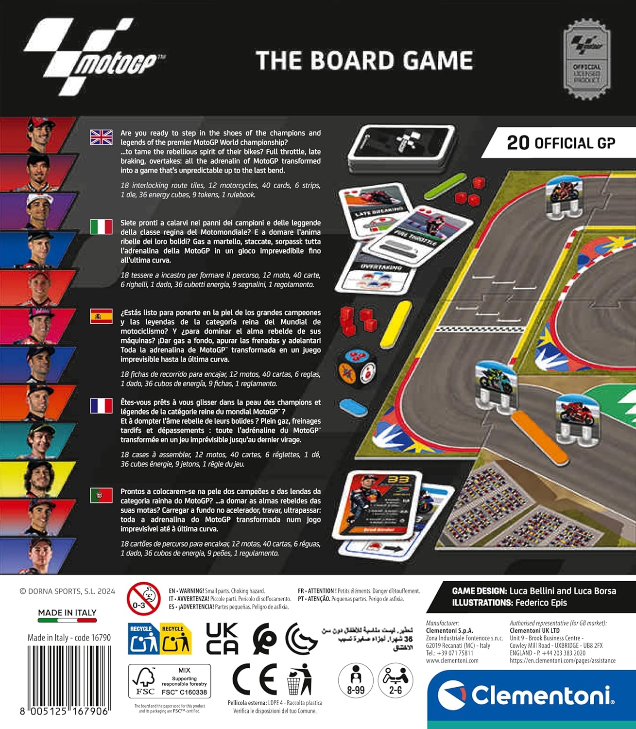 Clementoni - MOTO GP - Il Gioco Da Tavolo - immagine 3