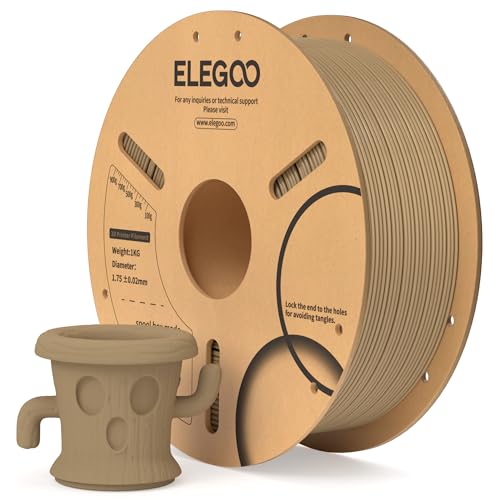 Elegoo Filamento PLA 1.75mm Colore Legno 1KG