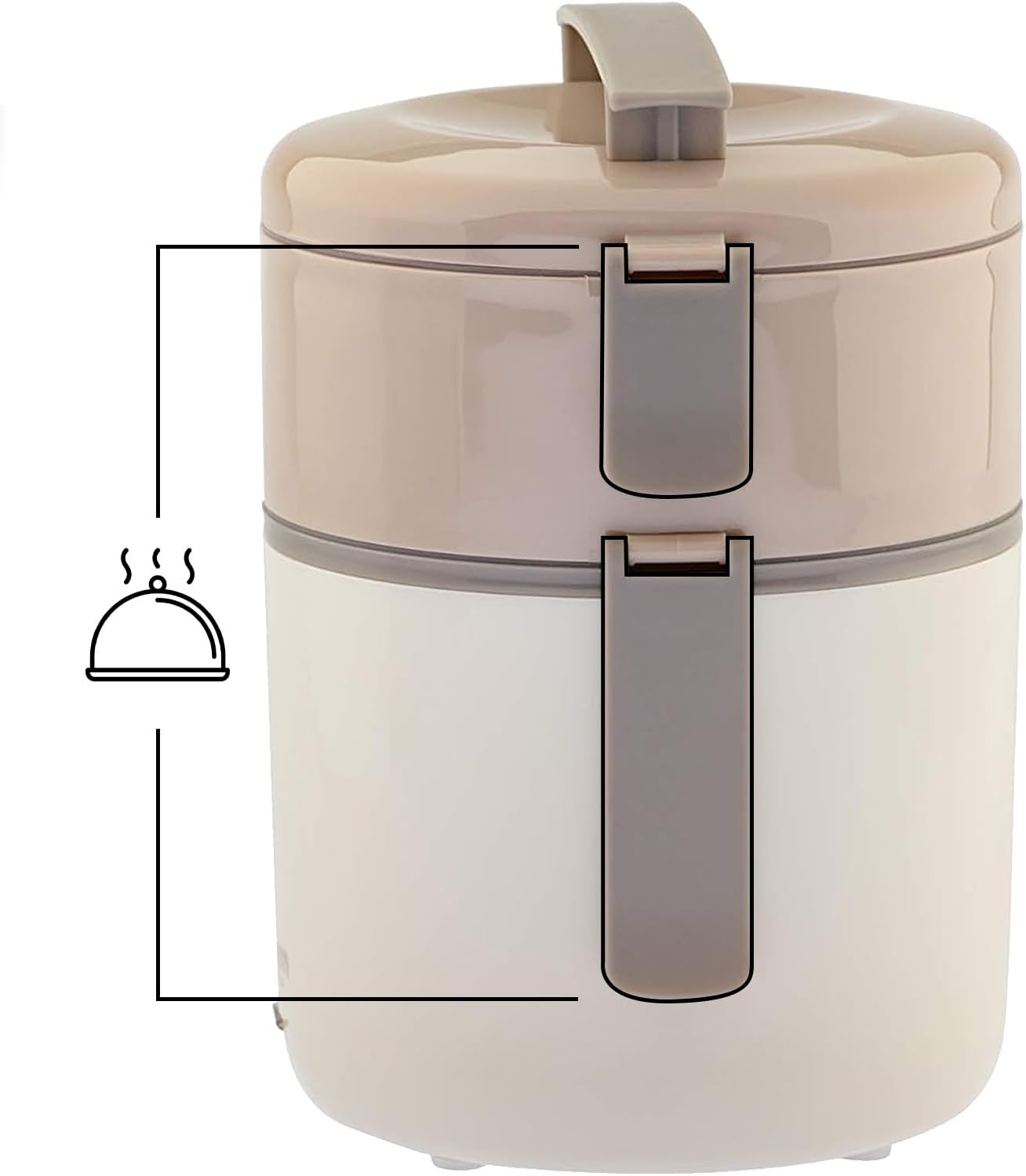 Wintem Lunchy Box Scaldavivande in Acciaio Inox (Casa e Auto) - immagine 5