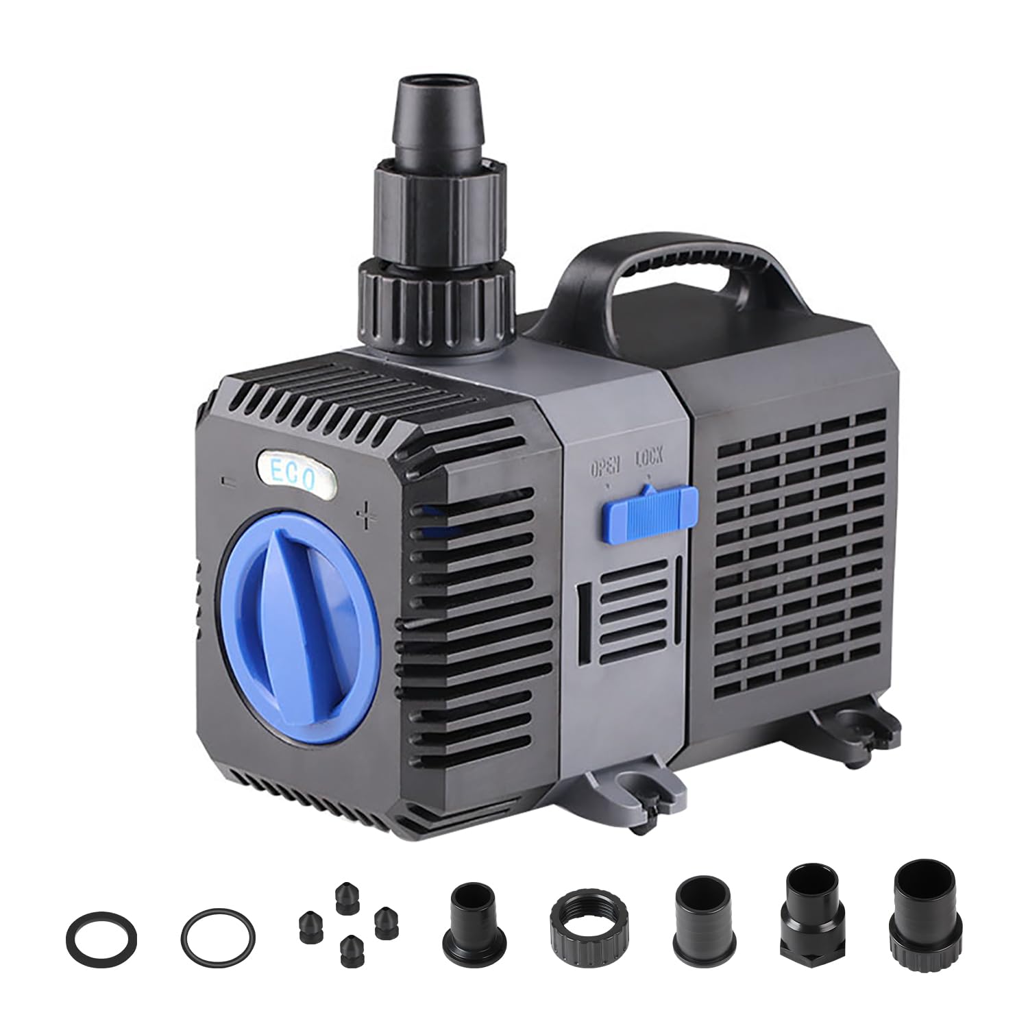 Super Eco Pompa per Filtro a Laghetto 3000L/H 10W - Risparmio Energetico per Stagno o Acquario CTP-2800