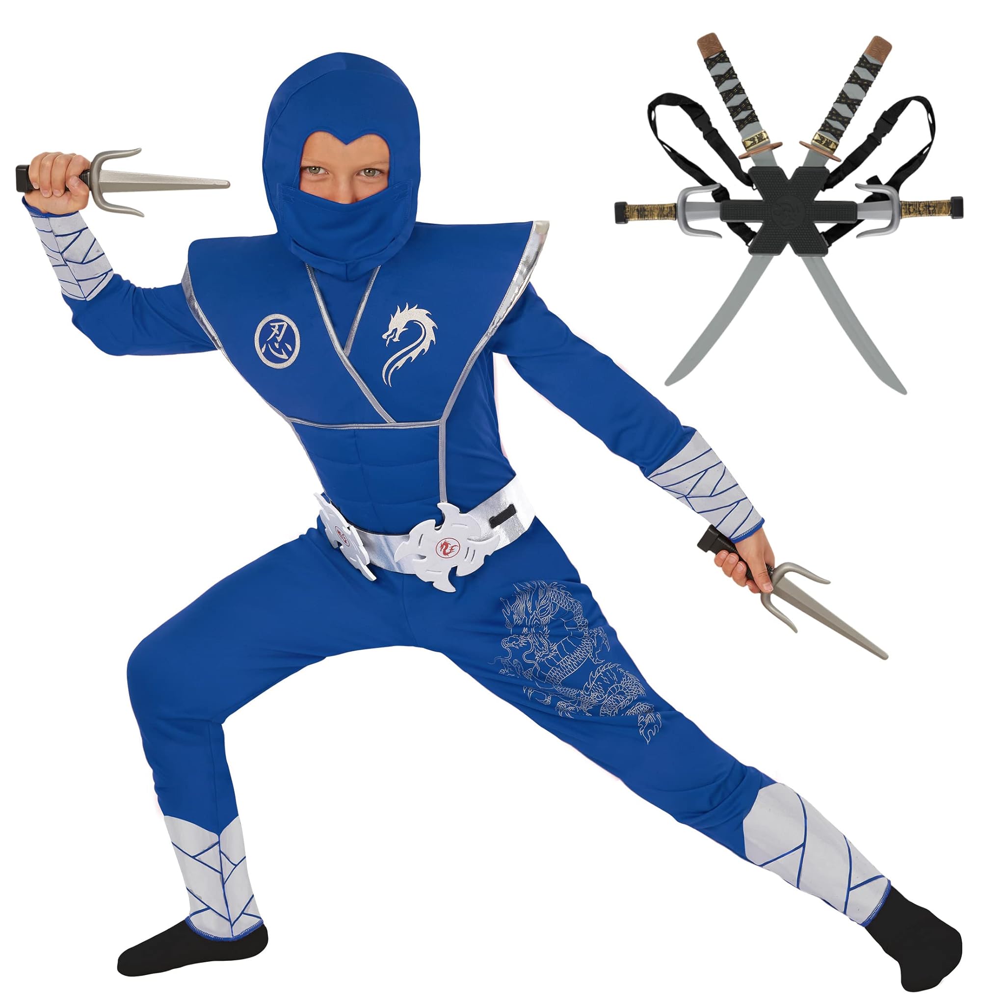Morph Costume Ninja Bambino per Halloween e Carnevale