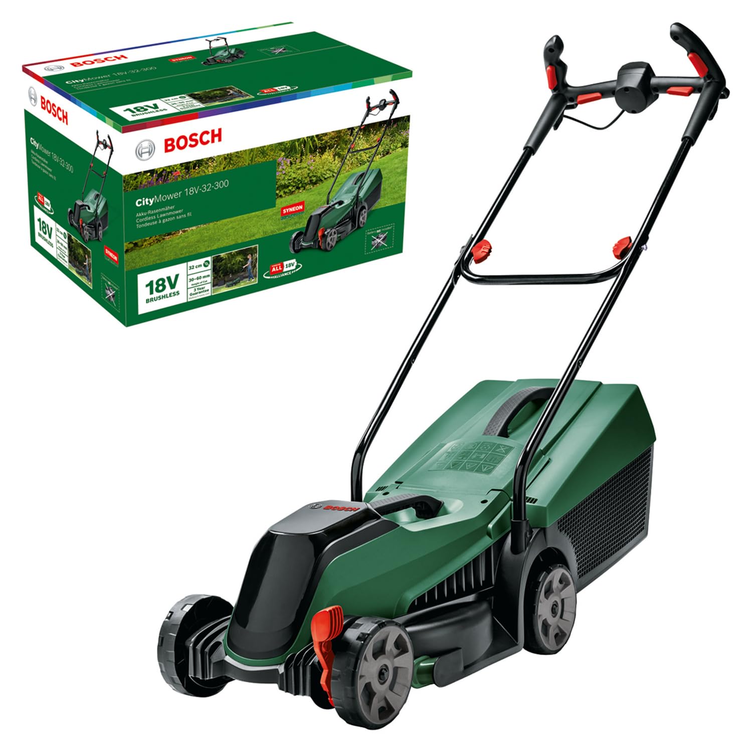 Bosch Home and Garden Rasaerba a Batteria CityMower 18V-32-300