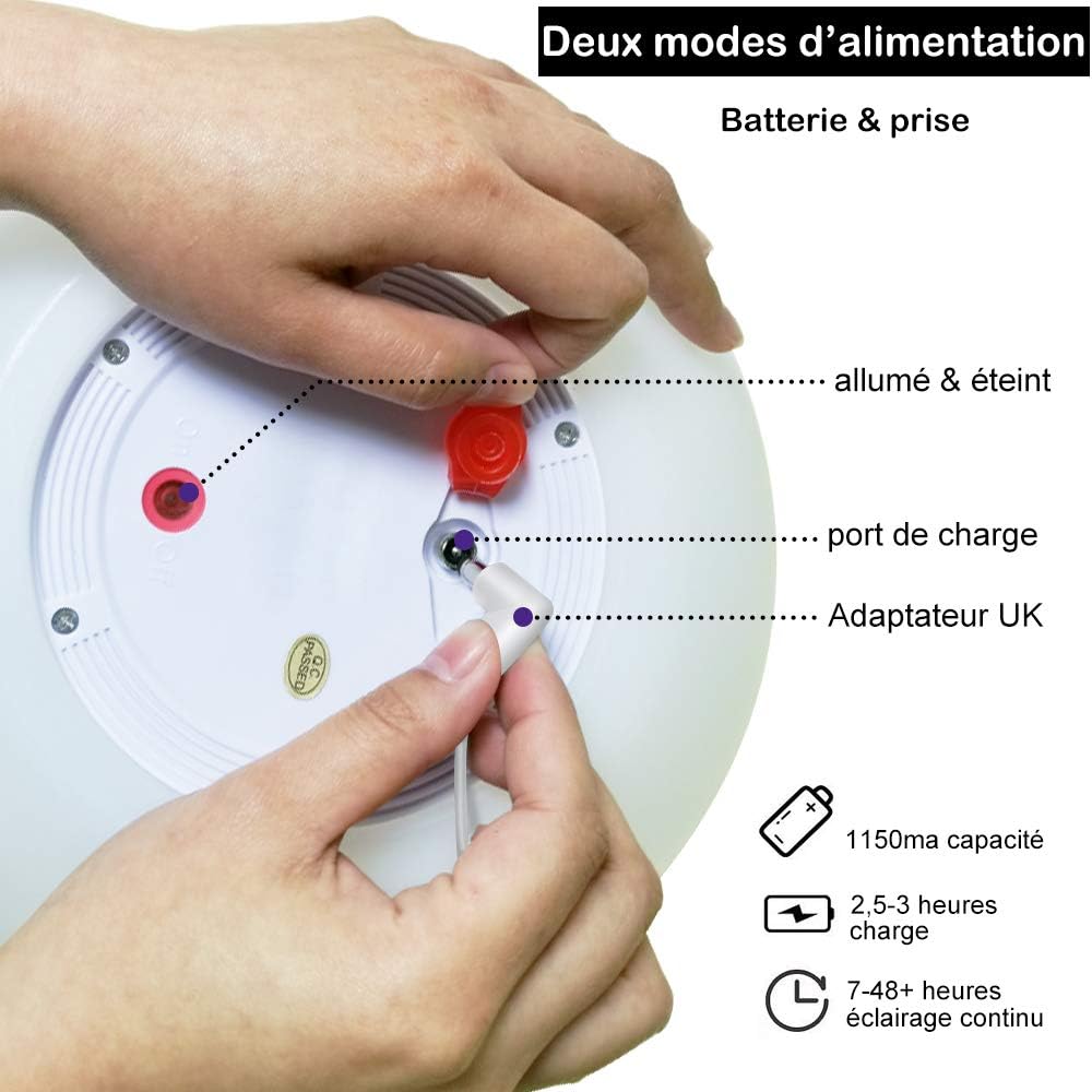 Mr Go - Tavolini da Notte Luce Notturna LED RGBW - immagine 5