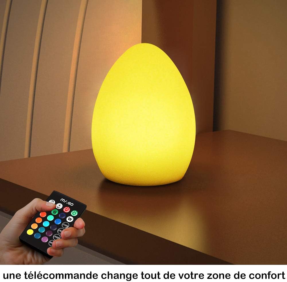 Mr Go - Tavolini da Notte Luce Notturna LED RGBW - immagine 6