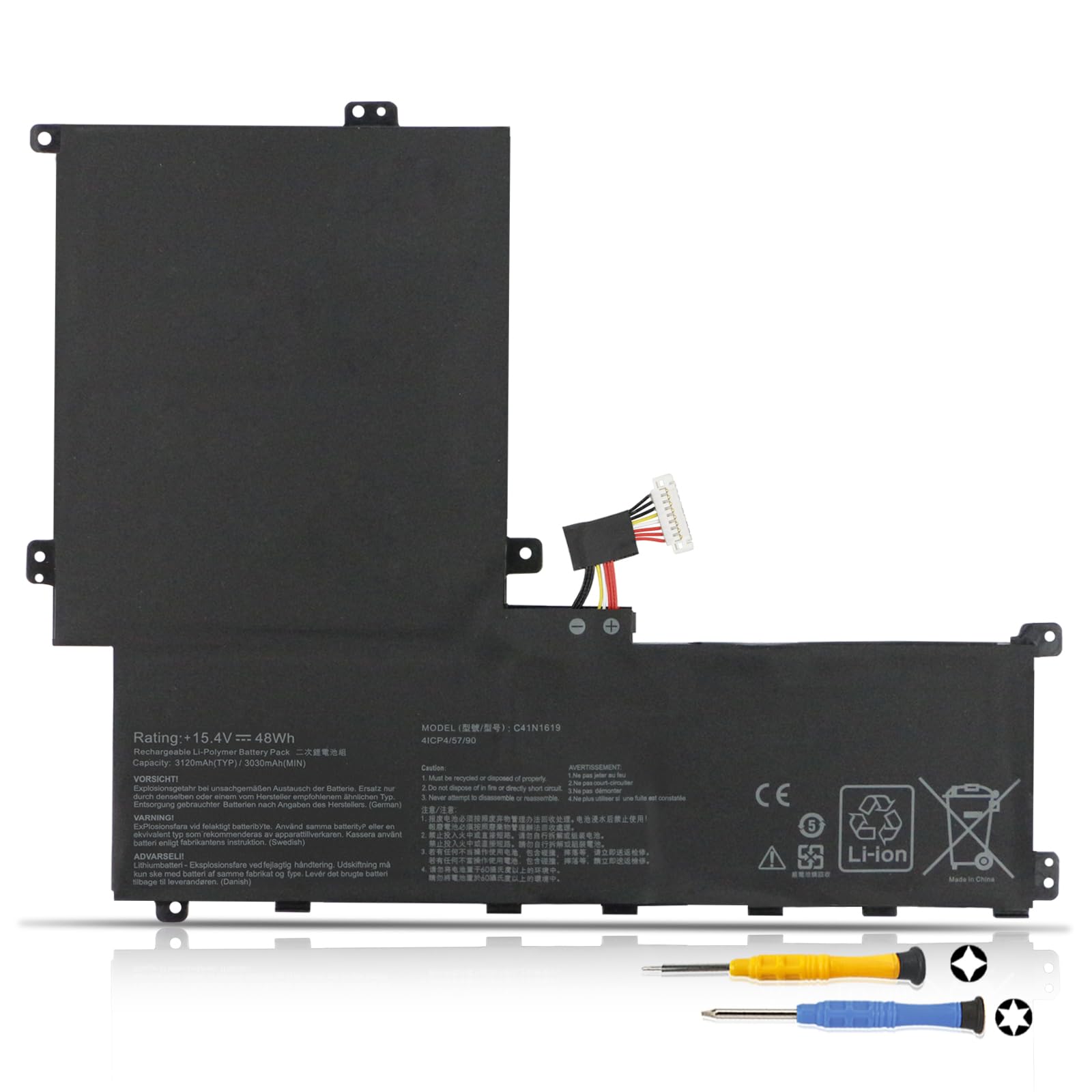 Batteria Laptop 48Wh C41N1619 C41PKCH