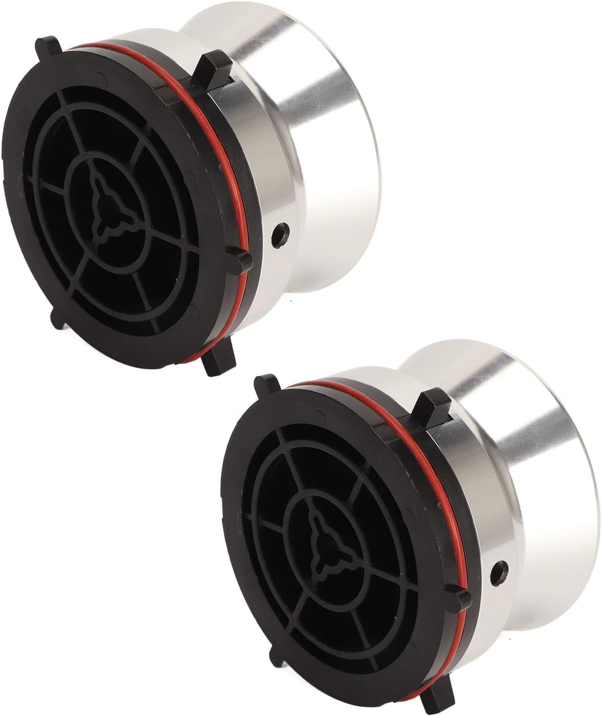 1 Paio di Adattatori per NAB per Studer ReVox per Akai per Teac, Apri Nastro da Bobina a Bobina da 10 Pollici in Lega di alluminio. (Argento) - immagine 6