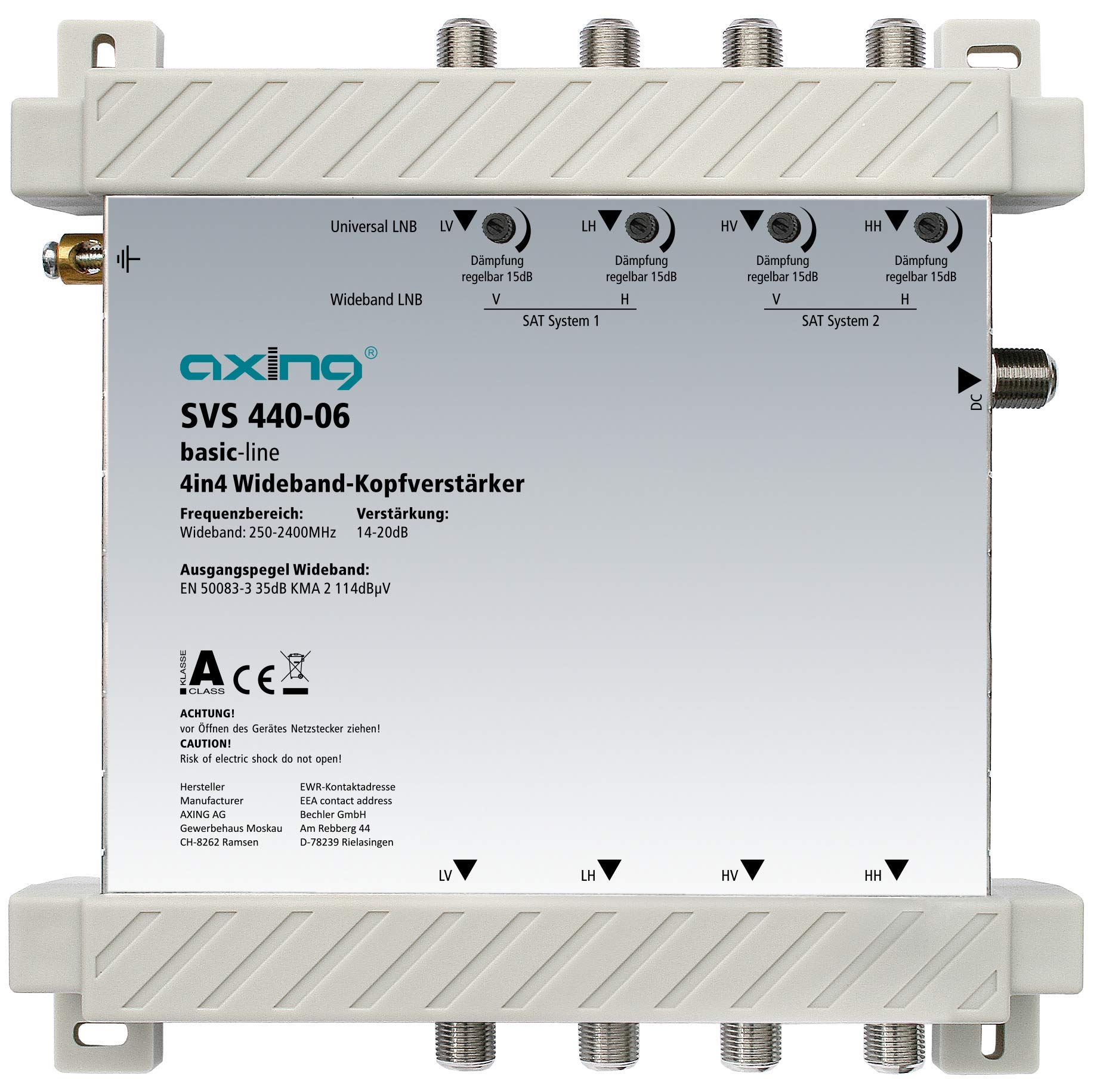 Axing SVS 440-06 - Amplificatore per Testa 20 dB