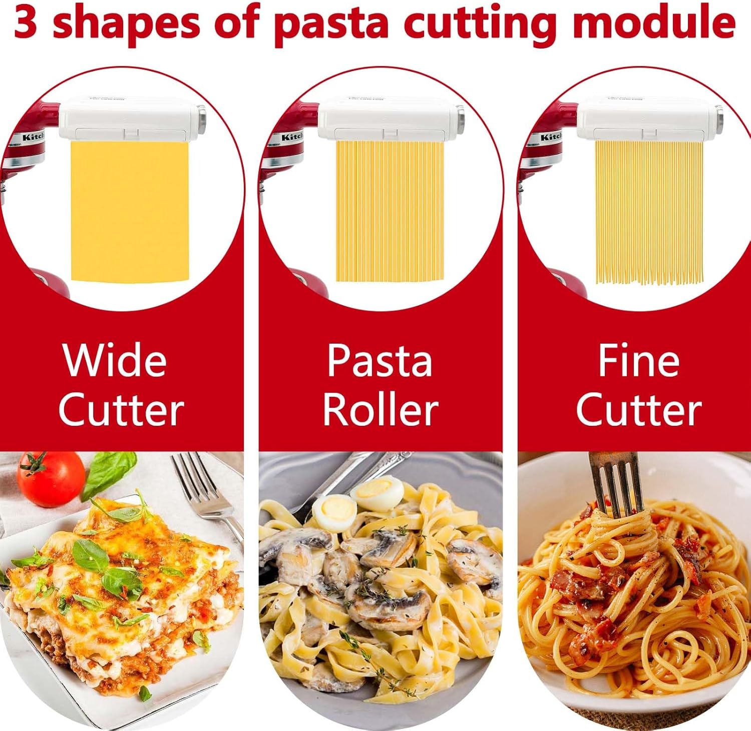 Accessorio Pasta 3 in 1 per Kitchen Aid - immagine 2